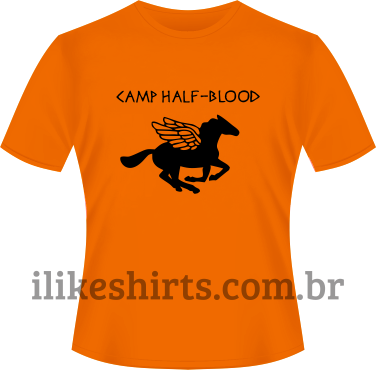 Camiseta Acampamento Meio Sangue Percy Jackson Camp Half Blood