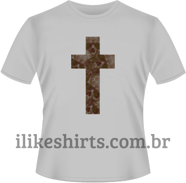 Camiseta - Skull Cross 2 - Cruz