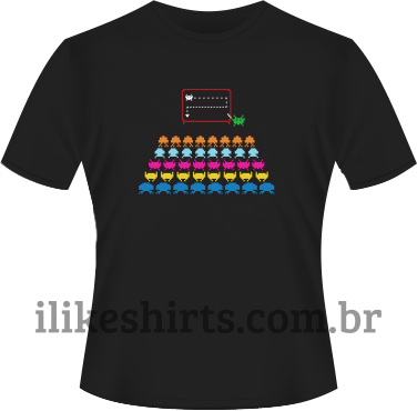 Camiseta - Pixel Attack