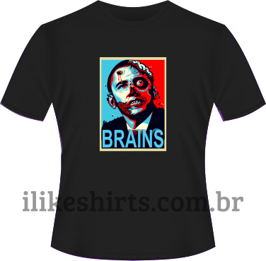 Camiseta - Obama Zumbi - Zumbama