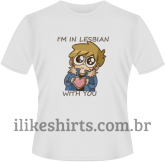 Camiseta - Scott Pilgrim - Lesbian with you