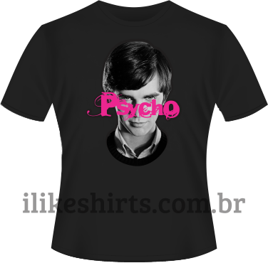 Camiseta - Bates Motel - Psycho ( estampa pink )